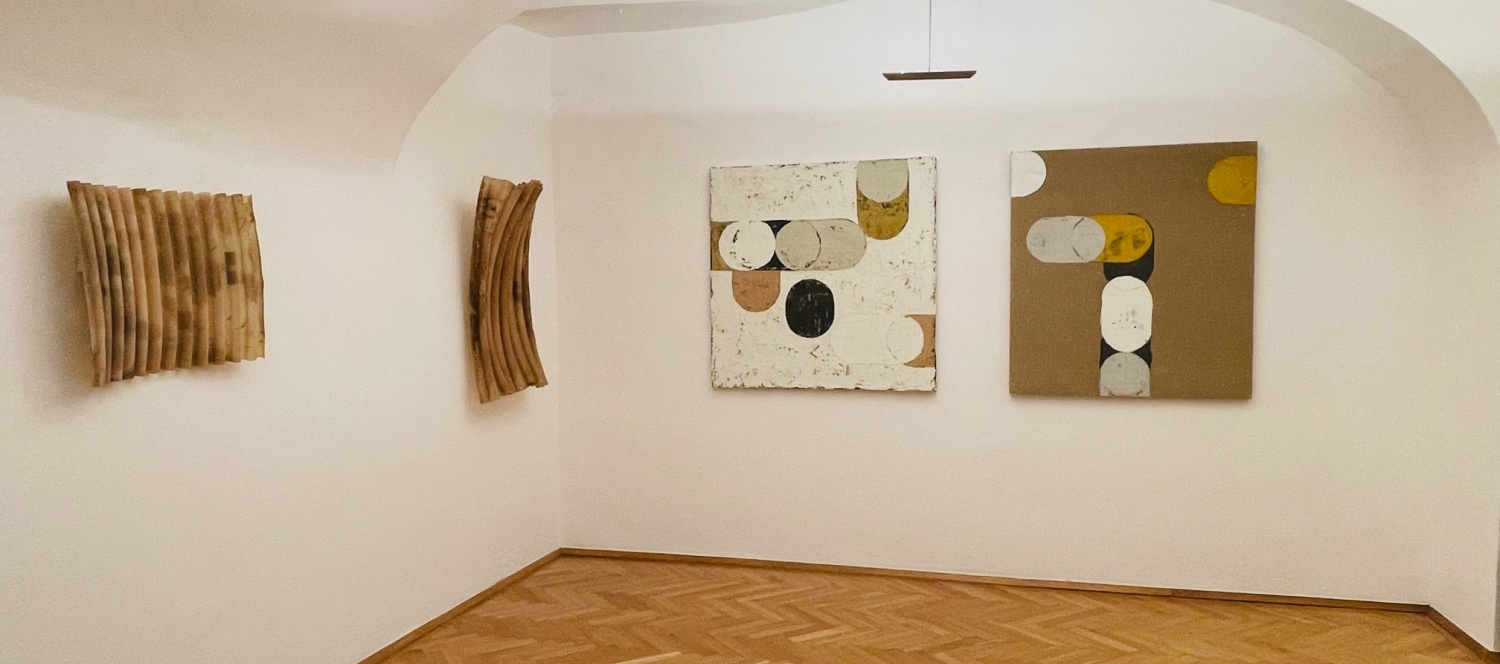Jupp Linssen und Johann Schwarz, Ausstellungsansicht Galerie Hrobsky, 2022, Courtesy und © Galerie Hrobsky
