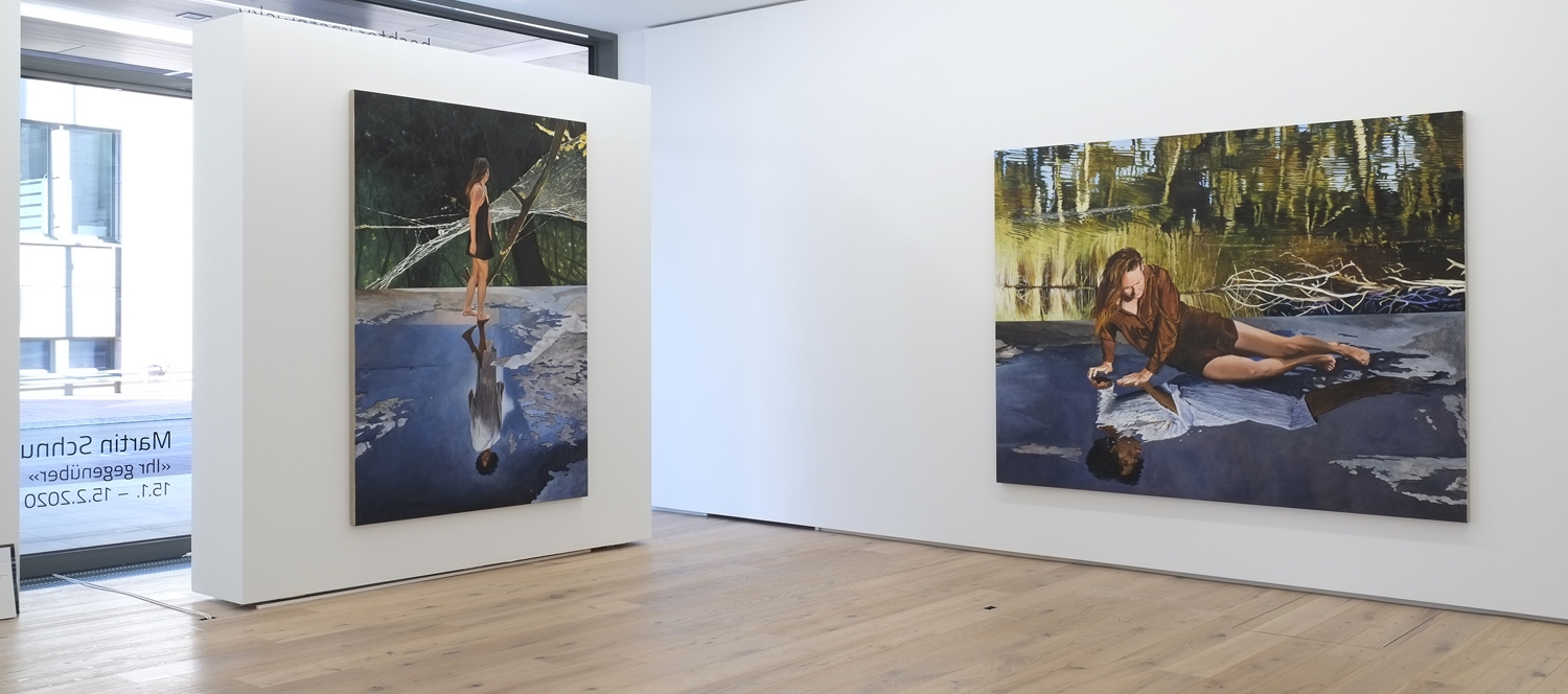 Martin Schnur, «Ihr gegenüber», 2019, Ausstellungsansicht, bechter kastowksy galerie, Schaan, Liechtenstein | © bechter kastowsky galerie