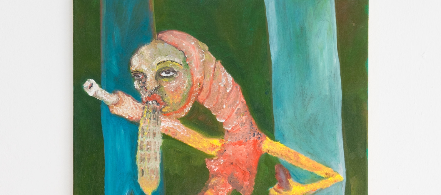 Joseph Geagan, Bone Frau, 2018, Oil on canvas, 60 x 50 cm 