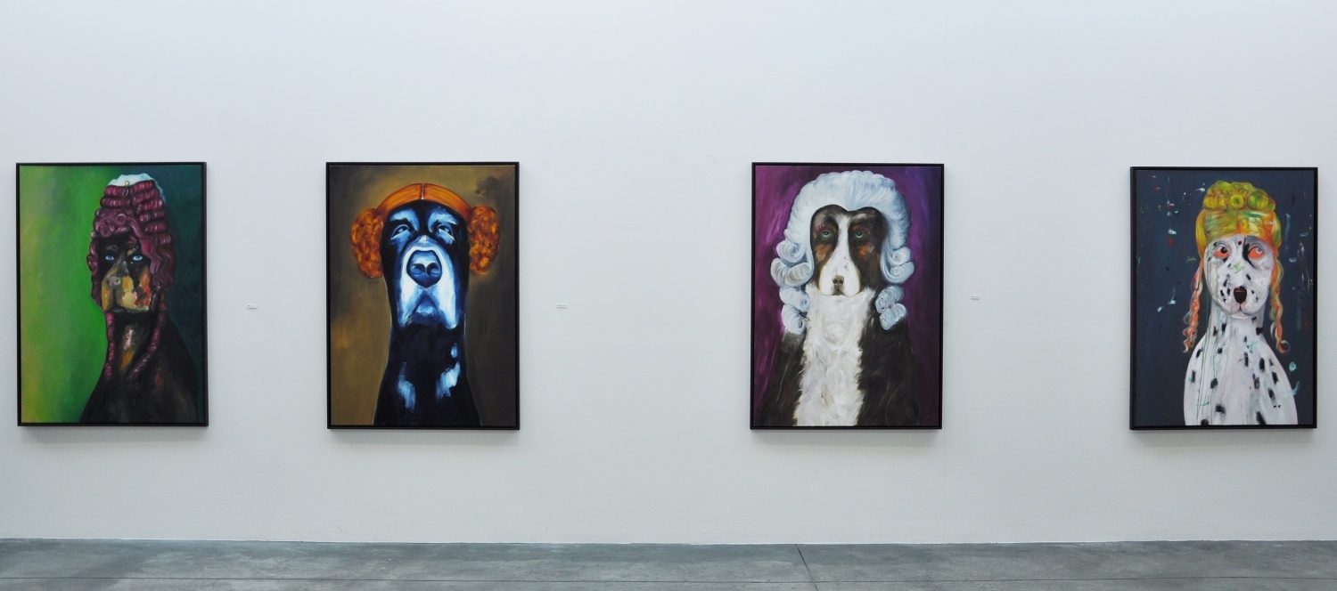 Ronald Kodritsch, Aus der Serie Bastards, Ausstellungsansicht Galerie Gölles, 2021/22 , Courtesy Galerie Gölles