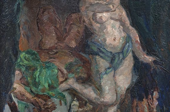 Max Beckmann (1884 - 1950), "Judith und Holofernes", 1912. Öl auf Leinwand. Signiert und datiert. 110 x 100 cm © VG Bild-Kunst, Bonn 2019