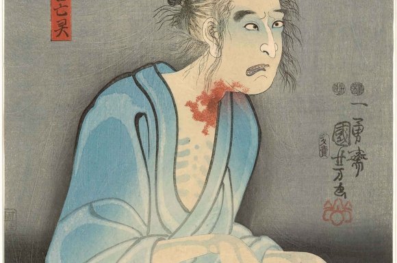 Utagawa Kuniyoshi, Der Geist von Asakura Tōgo, 1851 © MAK/Georg Mayer