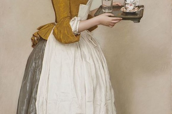 Jean-Étienne Liotard, Das Schokoladenmädchen, um 1744 | © SKD, Foto: Wolfgang Kreische