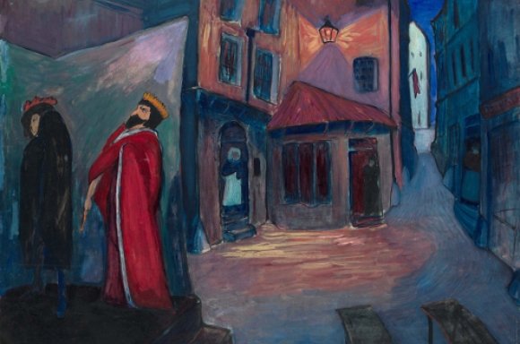 Marianne von Werefkin In die Nacht hinein, 1910, Städtische Galerie im Lenbachhaus und Kunstbau München