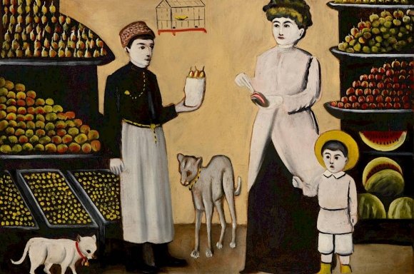 Niko Pirosmani | Tatarischer Obsthändler | Georgisches Nationalmuseum © Infinitart Foundation